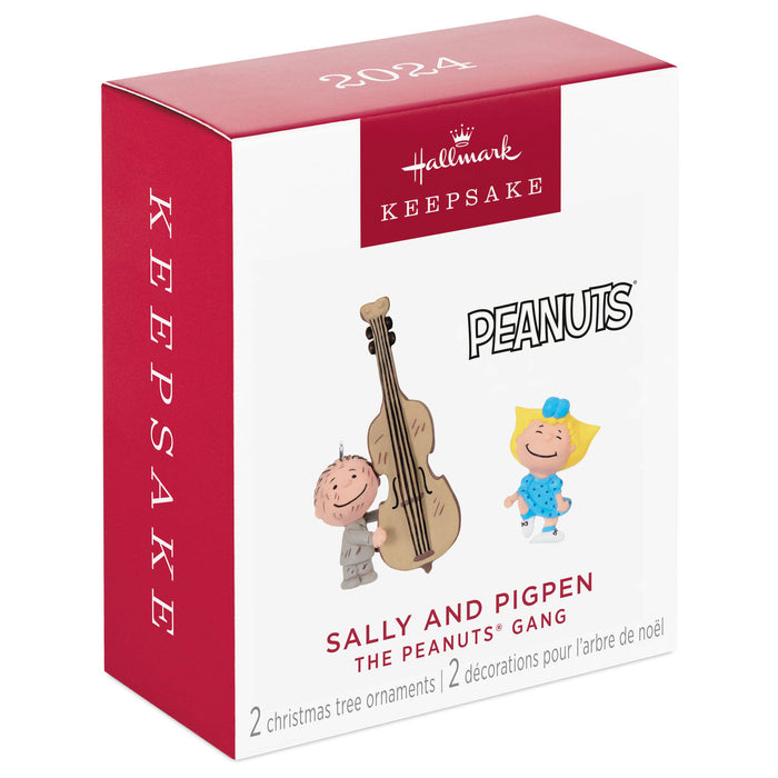 Mini The Peanuts® Gang Sally and Pigpen 2024 Ornaments