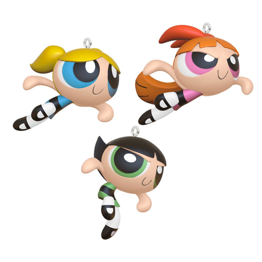 The Powerpuff Girls Blossom™, Bubbles™ and Buttercup™ 2024 Ornaments