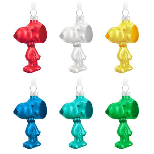 The Peanuts® Gang Snoopy Glass Ornaments