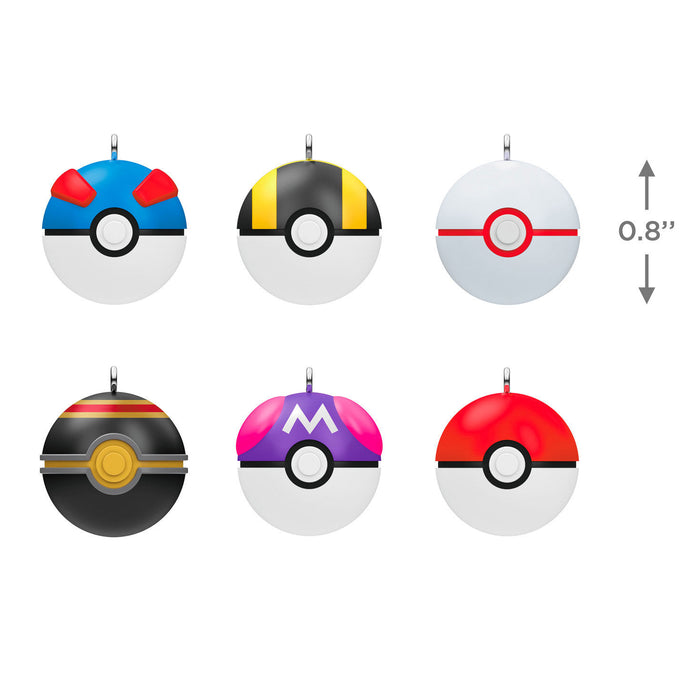 Mini Pokémon Poké Balls 2024 Ornaments