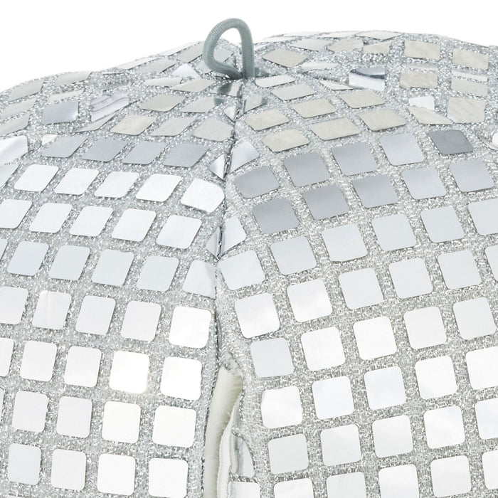 Small Disco Ball Plush With Sound, 6"
