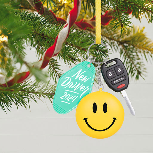 Buckle Up! 2024 Photo Frame Ornament