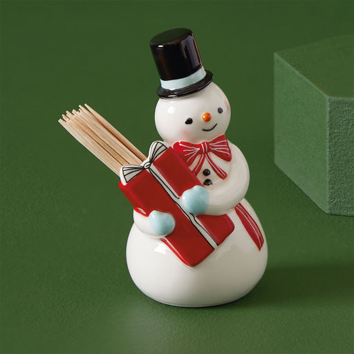 Smiling Snowman Toothpick Holder