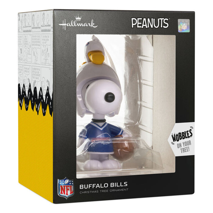 Peanuts® Snoopy & Woodstock NFL Buffalo Bills Bobblehead Hallmark Ornament