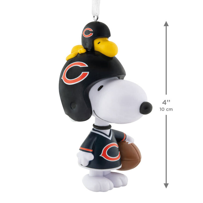 Peanuts® Snoopy & Woodstock NFL Chicago Bears Bobblehead Hallmark Ornament