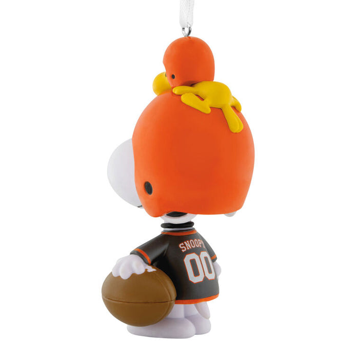 Peanuts® Snoopy & Woodstock NFL Cleveland Browns Bobblehead Hallmark Ornament