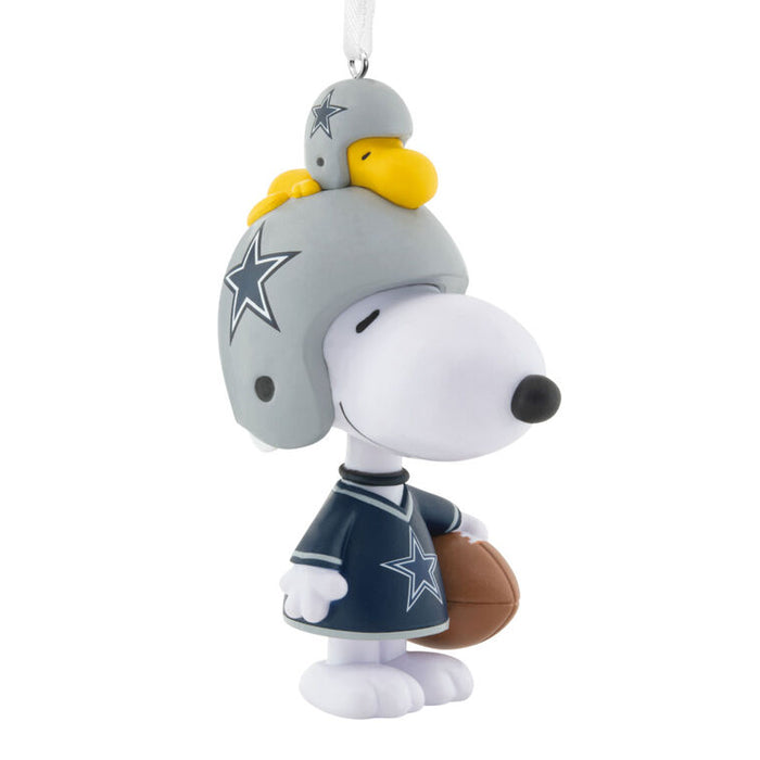 Peanuts® Snoopy & Woodstock NFL Dallas Cowboys Bobblehead Hallmark Ornament