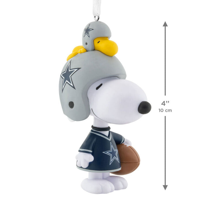 Peanuts® Snoopy & Woodstock NFL Dallas Cowboys Bobblehead Hallmark Ornament