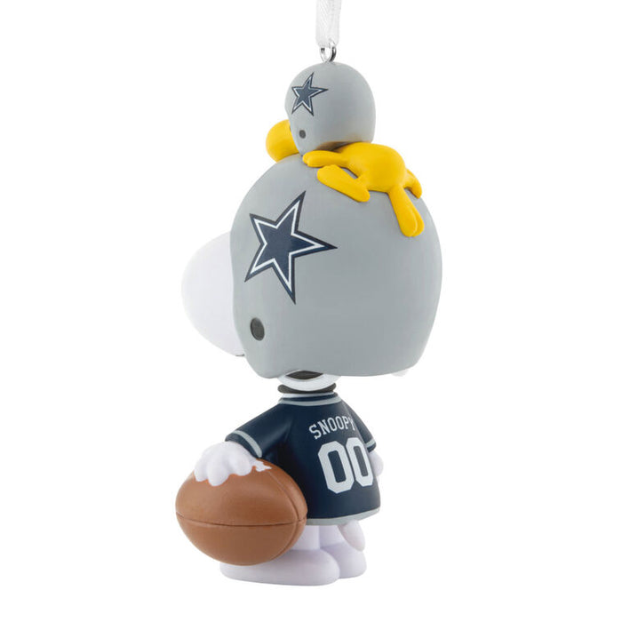Peanuts® Snoopy & Woodstock NFL Dallas Cowboys Bobblehead Hallmark Ornament