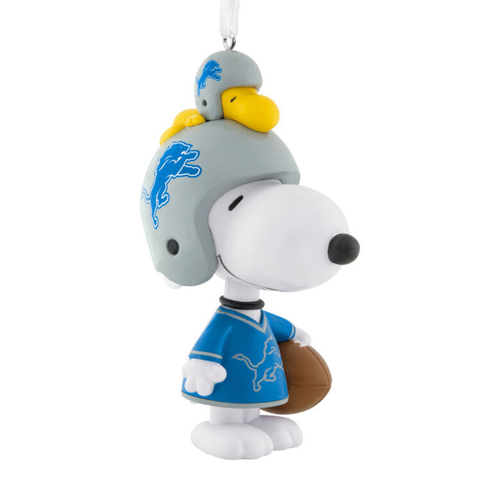 Peanuts® Snoopy & Woodstock NFL Detroit Lions Bobblehead Hallmark Ornament