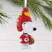 Peanuts® Snoopy & Woodstock NFL Kansas City Chiefs Bobblehead Hallmark Ornament