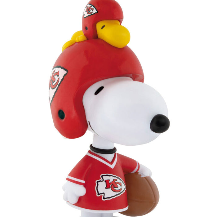 Peanuts® Snoopy & Woodstock NFL Kansas City Chiefs Bobblehead Hallmark Ornament