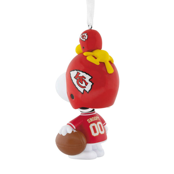 Peanuts® Snoopy & Woodstock NFL Kansas City Chiefs Bobblehead Hallmark Ornament