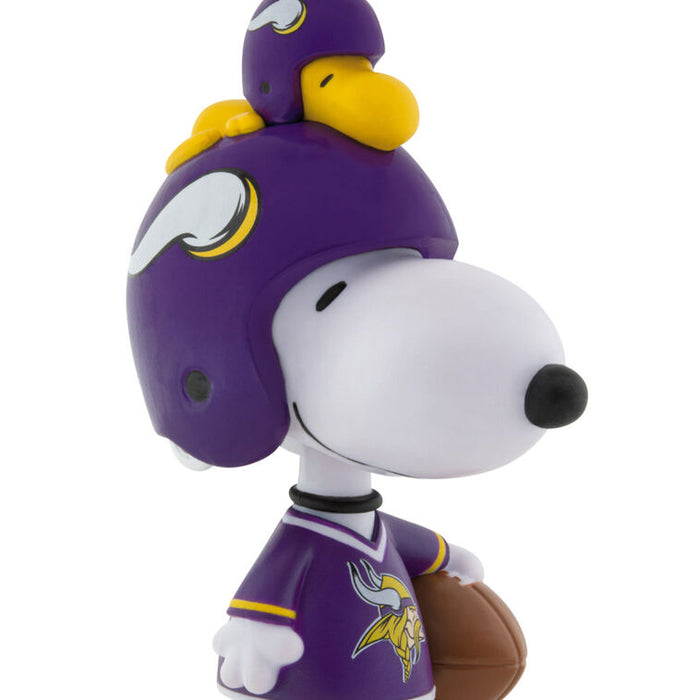 Peanuts® Snoopy & Woodstock NFL Minnesota Vikings Bobblehead Hallmark Ornament
