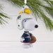 Peanuts® Snoopy & Woodstock NFL New England Patriots Bobblehead Hallmark Ornament