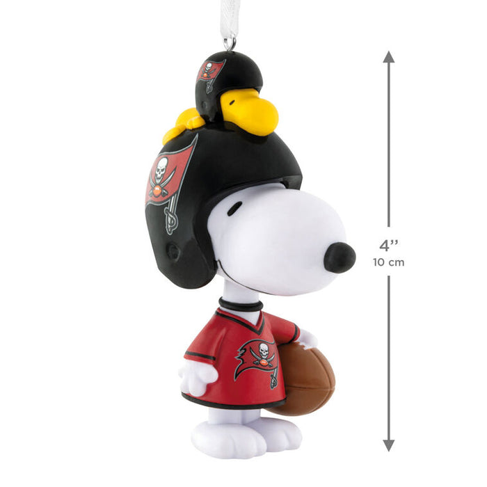 Peanuts® Snoopy & Woodstock NFL Tampa Bay Buccaneers Bobblehead Hallmark Ornament