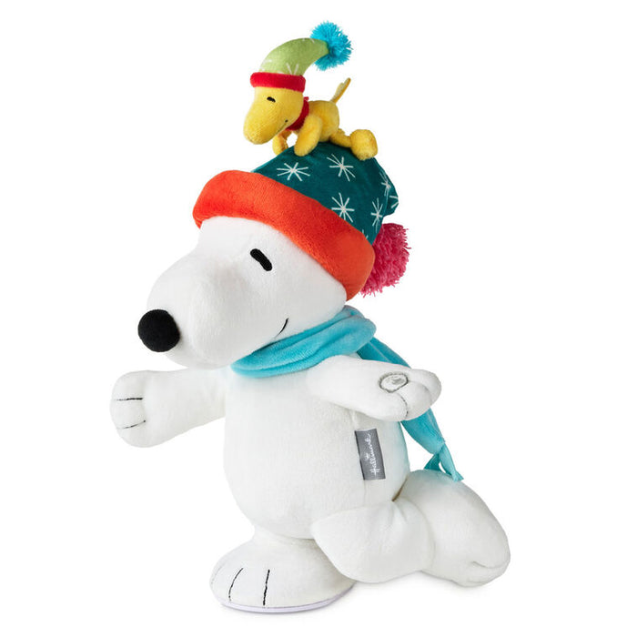 Peanuts® Snoopy Ice Skating Plush With Sound and Motion, 12"
