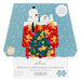Snoopy Christmas doghouse puzzle packaging with cartoon characters and festive design.