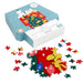 Snoopy Christmas puzzle with packaging on a white background