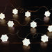 Snowflake 10-Light Christmas String Lights