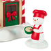 Magic Snowman Village Musical Bakery and Baker Tabletop Decorations With Light, Set of 2