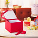 7.2" Solid Red Large Square Gift Box