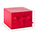 7.2" Solid Red Large Square Gift Box