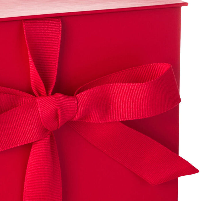 7.2" Solid Red Large Square Gift Box