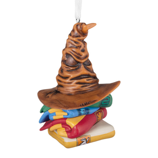 Harry Potter™ Sorting Hat™ and House Scarves Hallmark Ornament