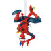 Spider-Man Christmas ornament on a white background