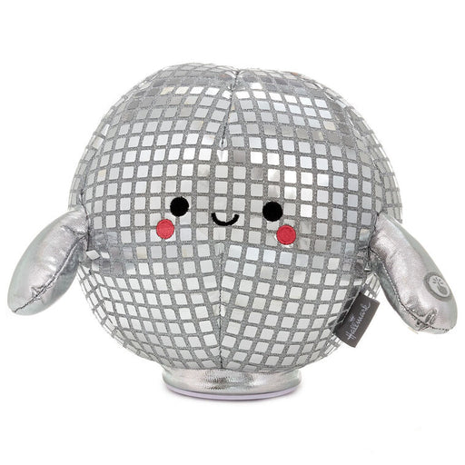 Spinning Disco Ball Plush With Sound and Motion, 8"