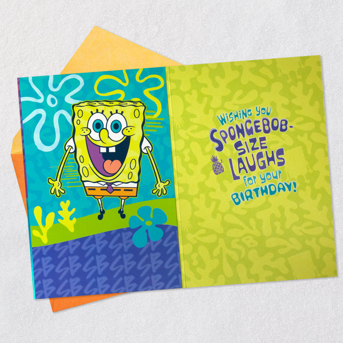 Nickelodeon SpongeBob SquarePants Wishing You Laughs Birthday Card