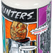 Mug with space-themed design featuring a creature and text, labeled 'Hunters'.