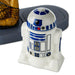 R2-D2 character from Star Wars on a white background