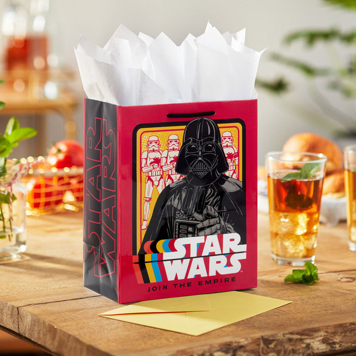 9.6" Star Wars™ Darth Vader™ and Stormtroopers™ Medium Gift Bag