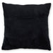 Black pillow on a white background