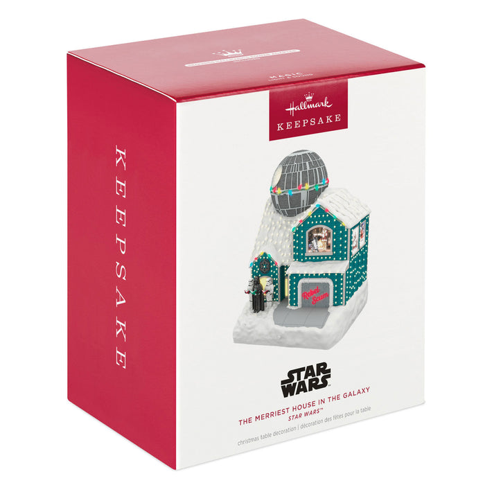 Star Wars™ The Merriest House in the Galaxy 2024 Musical Tabletop Decoration With Light