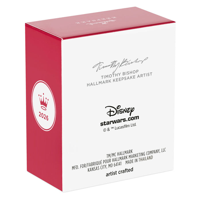 Red and white box with Disney and Hallmark branding on a white background
