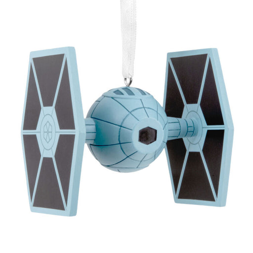 Star Wars TIE Fighter ornament on a white background