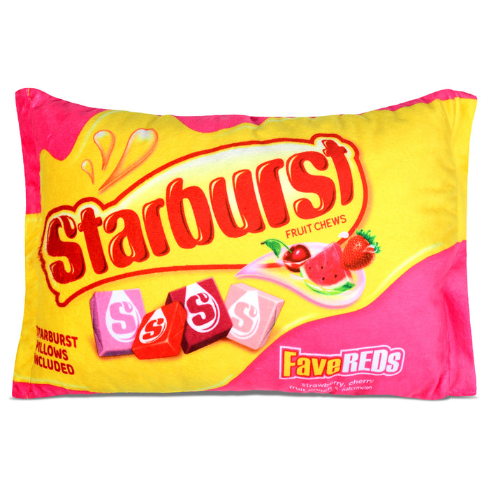 Starburst Fave Reds Packaging Fleece Plush