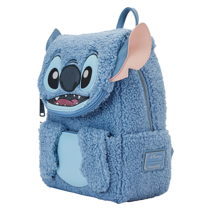 Stitch Plush Sherpa Cosplay Mini Backpack by Loungefly