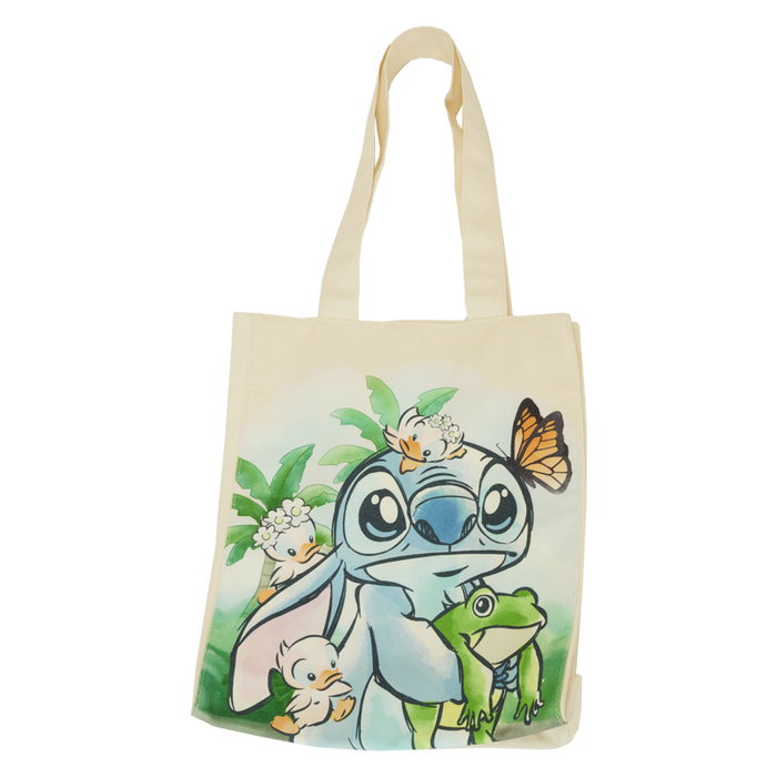 Stitch Springtime Daisy Canvas Tote Bag by Loungefly