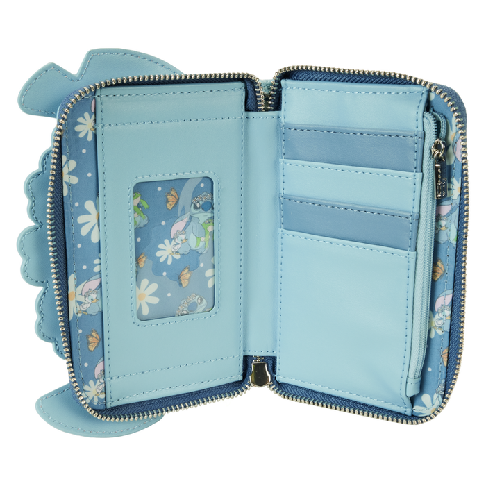Stitch Springtime Daisy Cosplay Zip Around Wallet by Loungefly