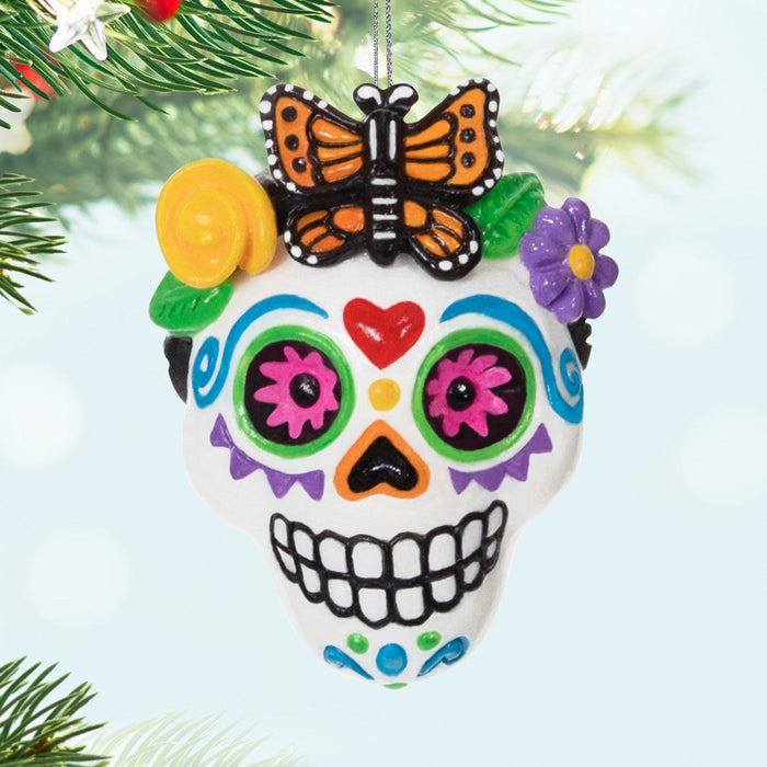 Mini Sweet Sugar Skull 2024 Ornament