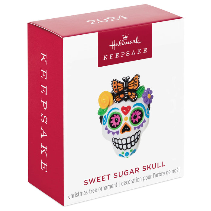 Mini Sweet Sugar Skull 2024 Ornament