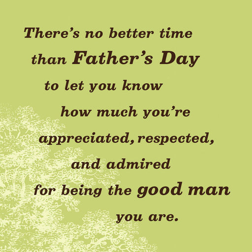 Strong, Steady and Trusted Father's Day Card