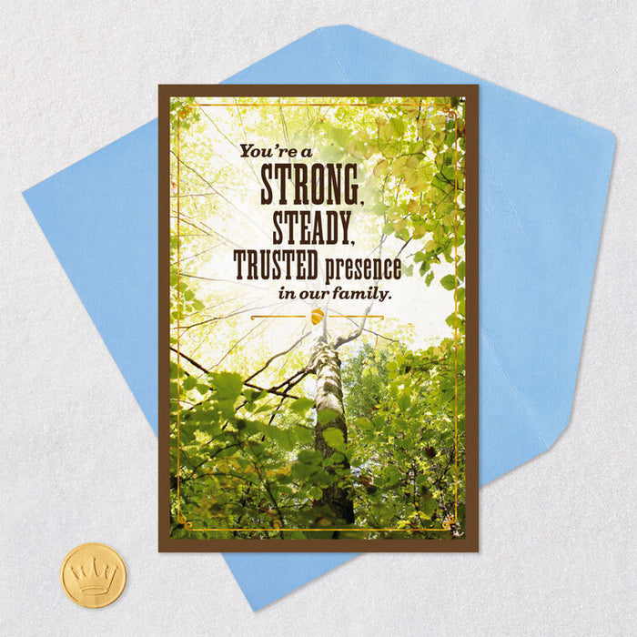Strong, Steady and Trusted Father's Day Card