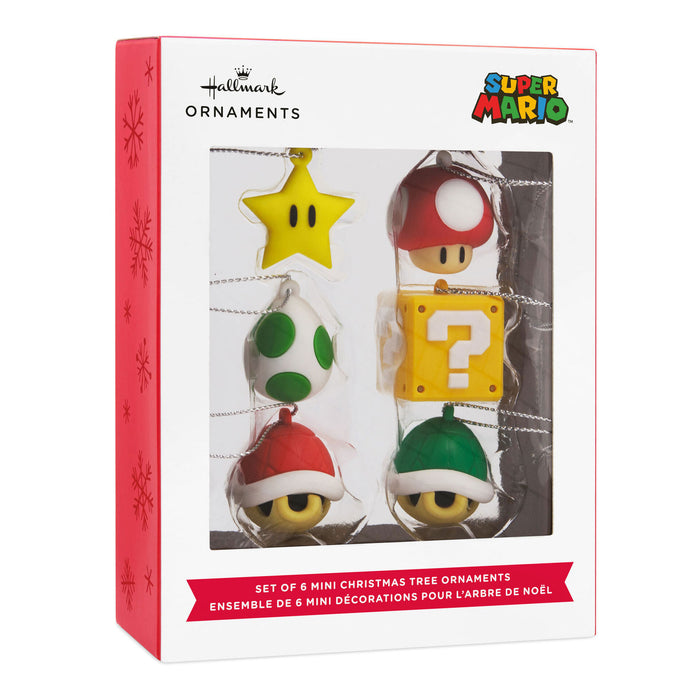 Mini Nintendo Super Mario™ Shatterproof Hallmark Ornaments