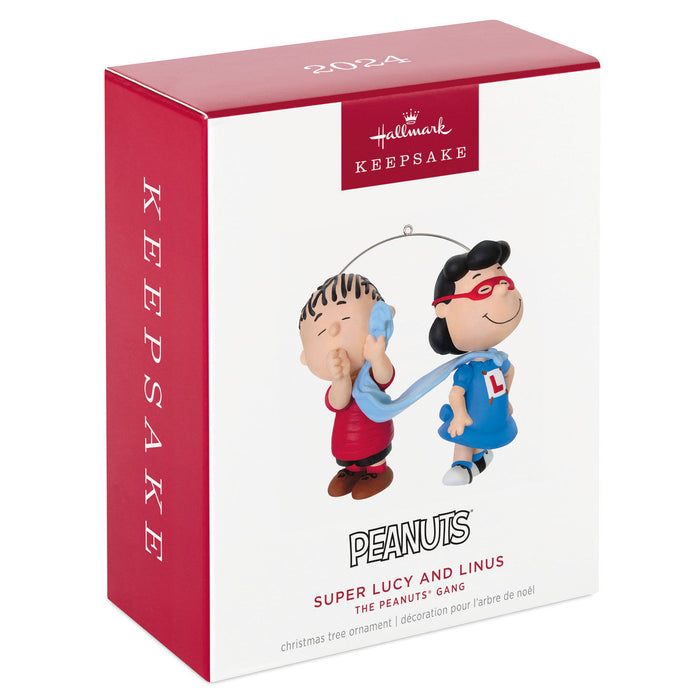 The Peanuts® Gang Super Lucy and Linus 2024 Ornament