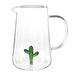 Figurine Glass Pitcher - Cactus